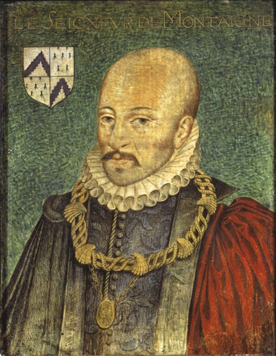 Portrait of Michel de Montaigne.