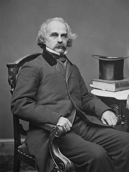 Portrait of Nathaniel Hawthorne.
