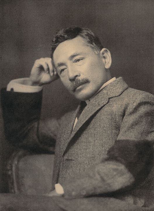 Portrait of Natsume Sōseki.