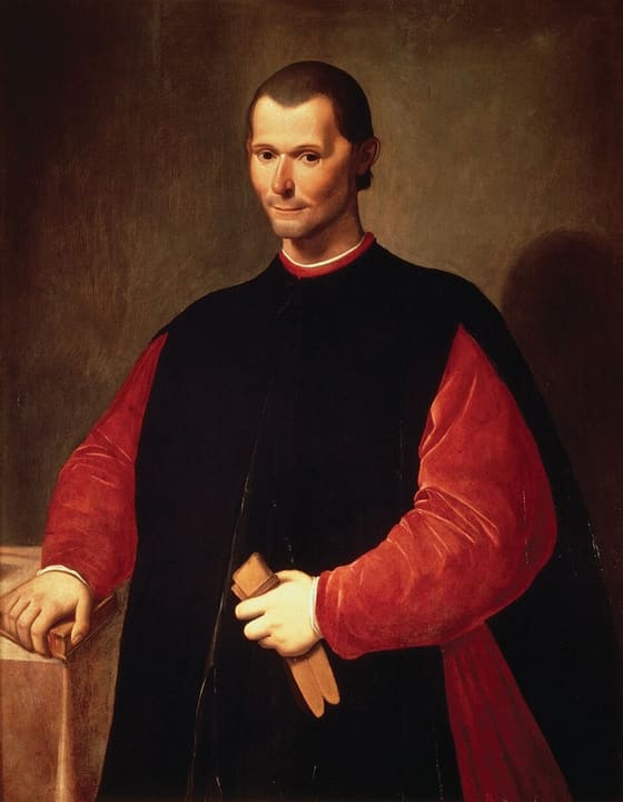 Posthumous or imagined likeness of Niccolo Machiavelli.