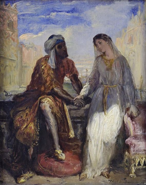 Othello et Desdemone à Venise (Shakespeare, Othello acte I) Othello and Desdemona in Venice (Othello)