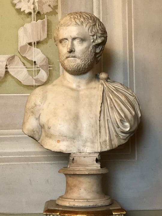 Posthumous or imagined likeness of Ovid.