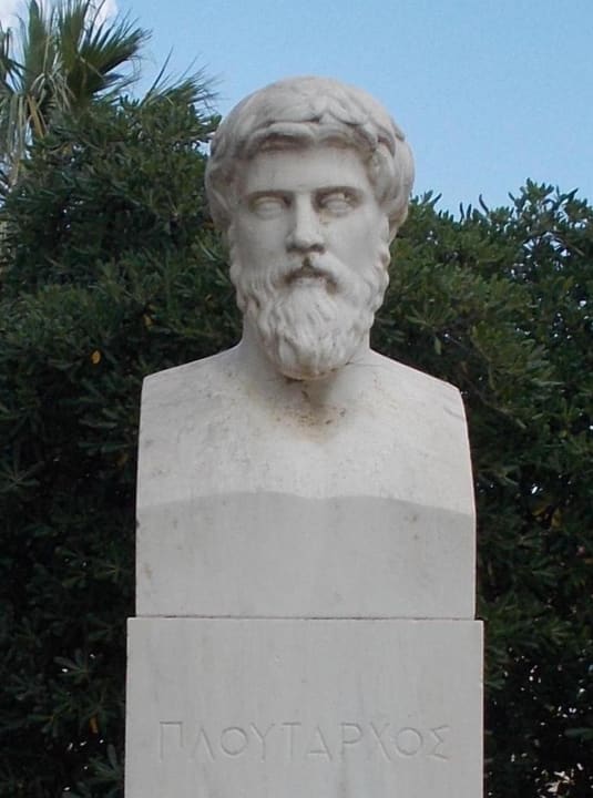 Posthumous or imagined likeness of Plutarch.
