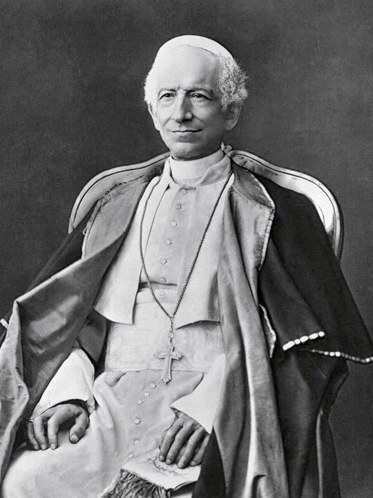 Portrait of Pope Leo XIII (Taken on 11 April 1878).
