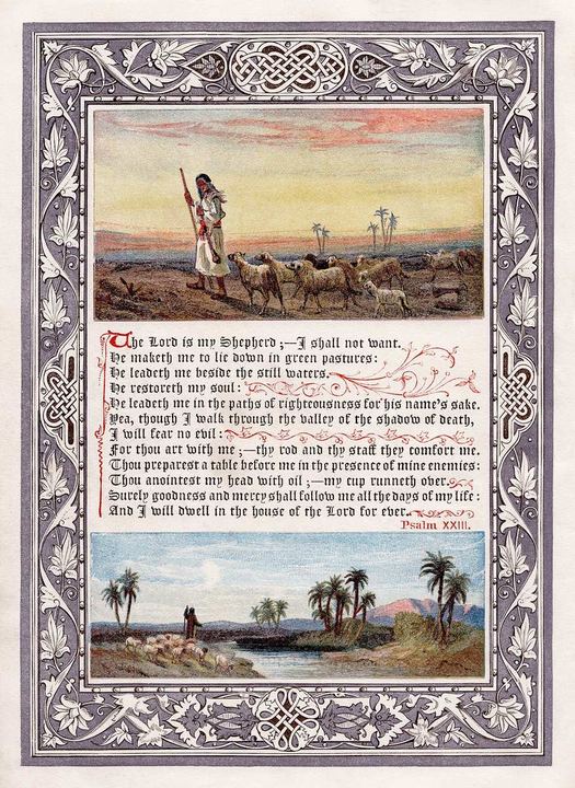The Sunday at Home 1880 - Psalm 23 (Psalm 23)