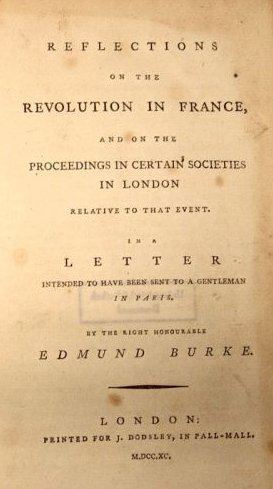 BurkeReflections (Reflections on the Revolution in France)