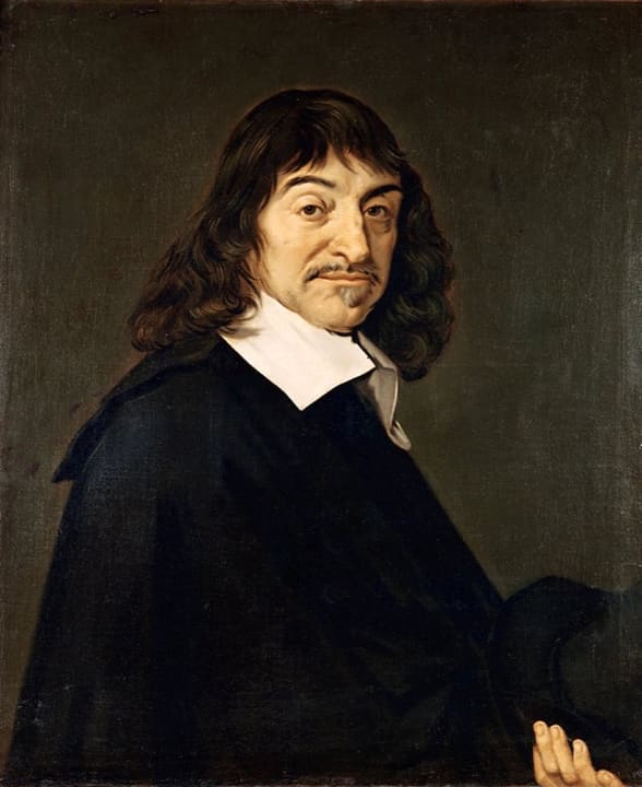 Portrait of Rene Descartes.