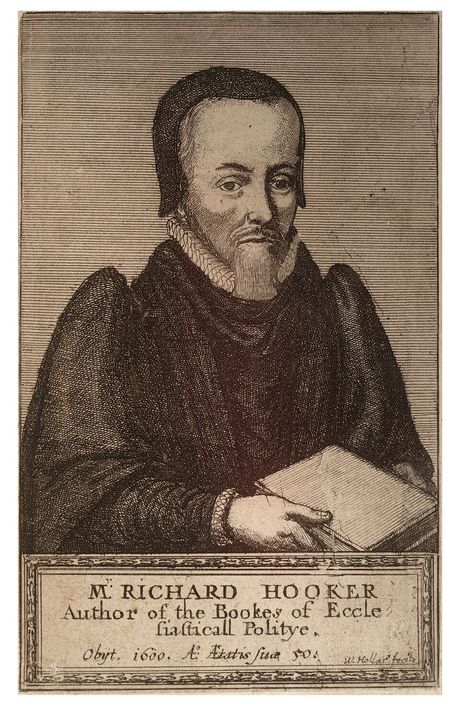 Richard Hooker, etching by Wenceslaus Hollar (17th century).