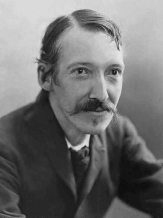Portrait of Robert Louis Stevenson.