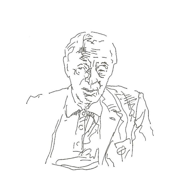Portrait of Saul Bellow.