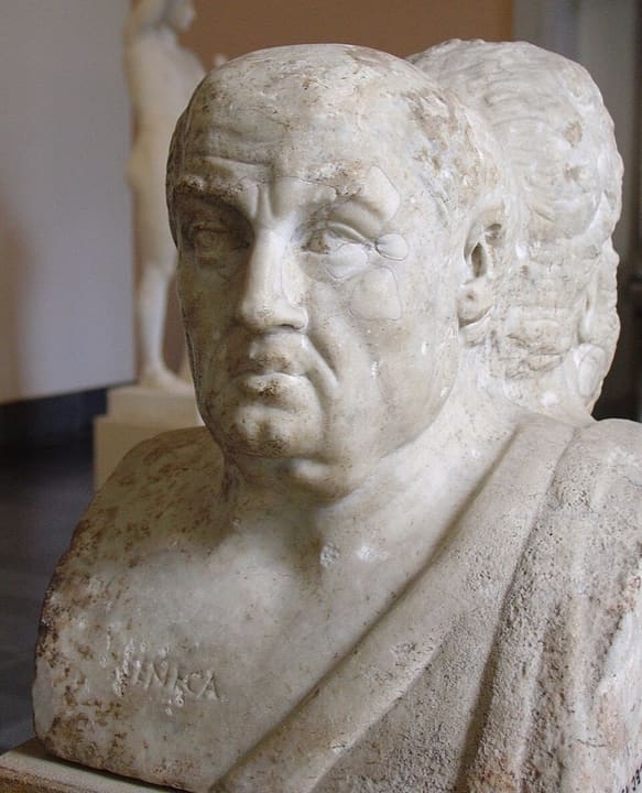 Posthumous or imagined likeness of Seneca.