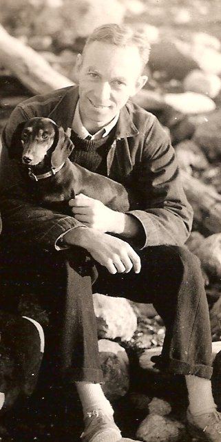 EB White and his dog Minnie (E. B. White)