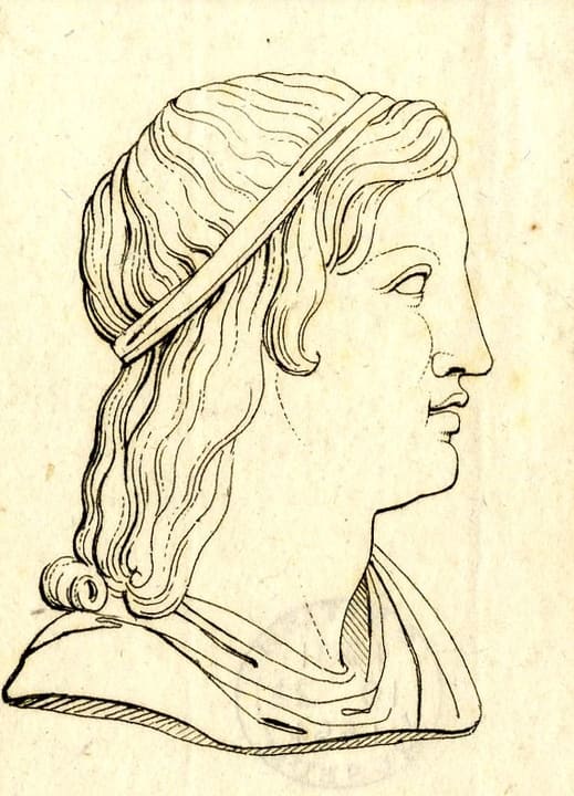 Posthumous or imagined likeness of Suetonius.