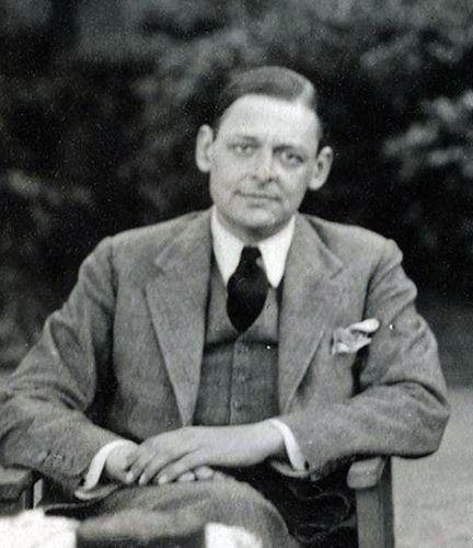 T. S. Eliot, photographed by Lady Ottoline Morrell (1934).