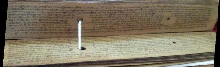 Rediscovered circa 16th century Arthashastra manuscript in Grantha script from the Oriental Research Institute (ORI) which was found in 1905 01 (The Arthashastra)