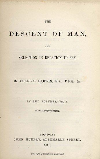 Darwin - Descent of Man (1871) (The Descent of Man)