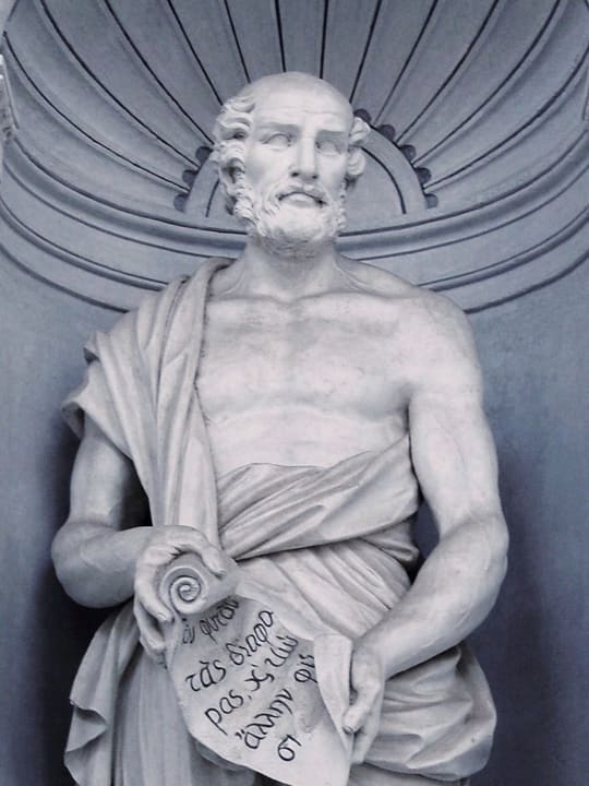 Posthumous or imagined likeness of Theophrastus.