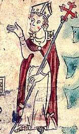 Posthumous or imagined likeness of Thomas Becket.