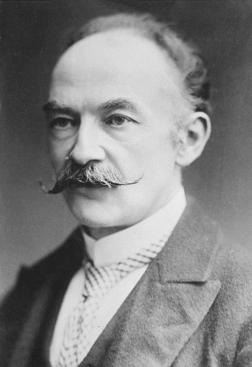 Portrait of Thomas Hardy.