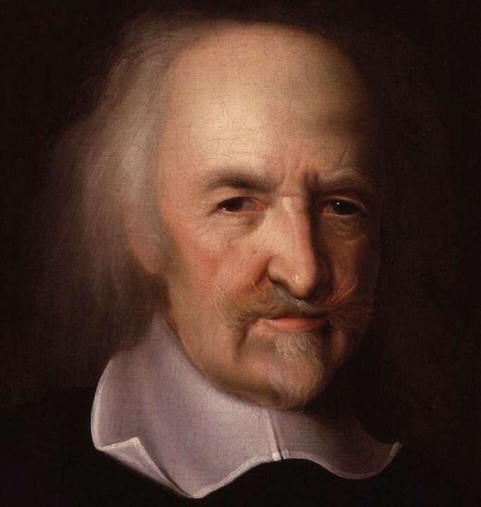 Posthumous or imagined likeness of Thomas Hobbes.