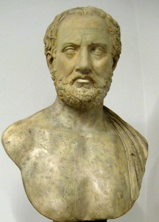 Posthumous or imagined likeness of Thucydides.