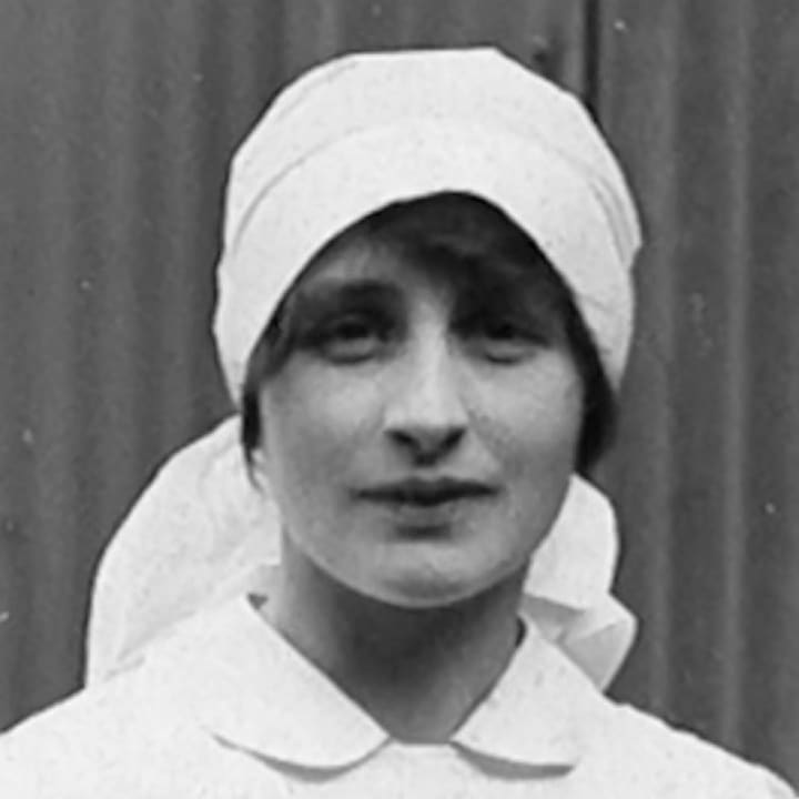Portrait of Vera Brittain.