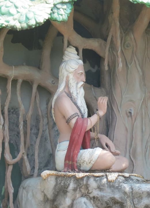 Posthumous or imagined likeness of Vyasa.