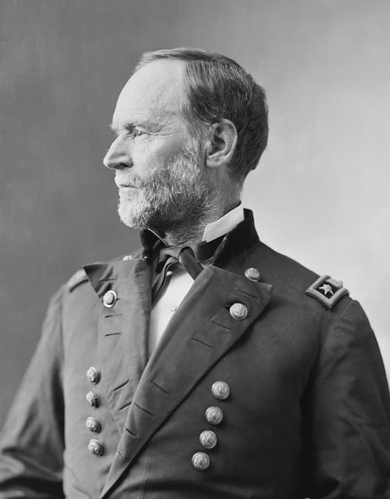 Posthumous or imagined likeness of William Tecumseh Sherman.