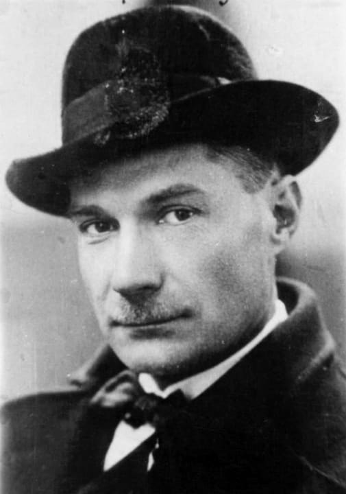 Portrait of Yevgeny Zamyatin.