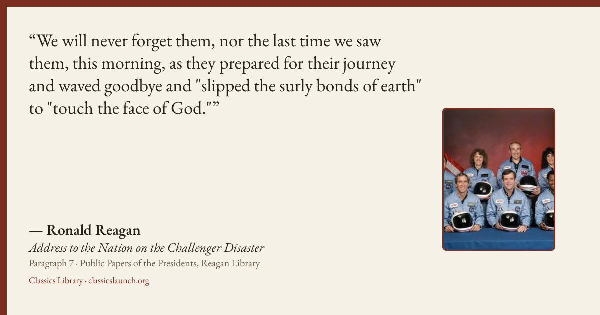 Quote card: We will never forget them, nor the last time we saw them, this morning, as they