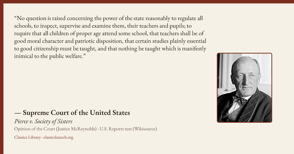 Quote card: No question is raised concerning the power of the state reasonably to regulate a