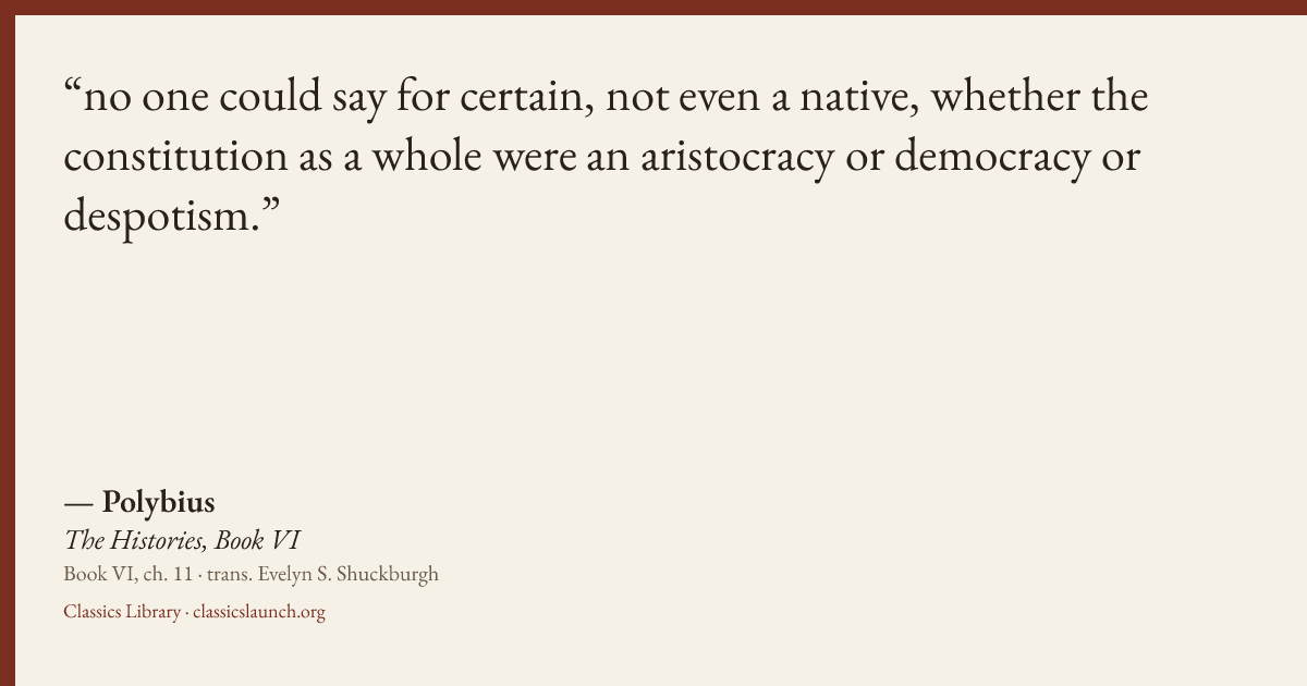 Quote card: no one could say for certain, not even a native, whether the constitution as a w