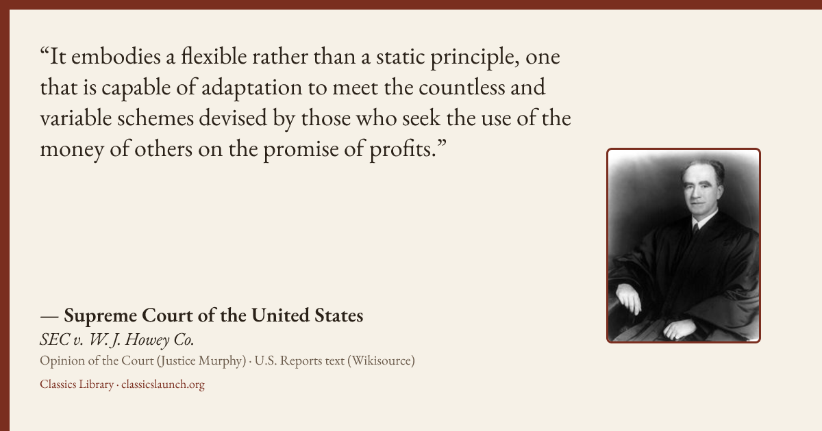 Quote card: It embodies a flexible rather than a static principle, one that is capable of ad