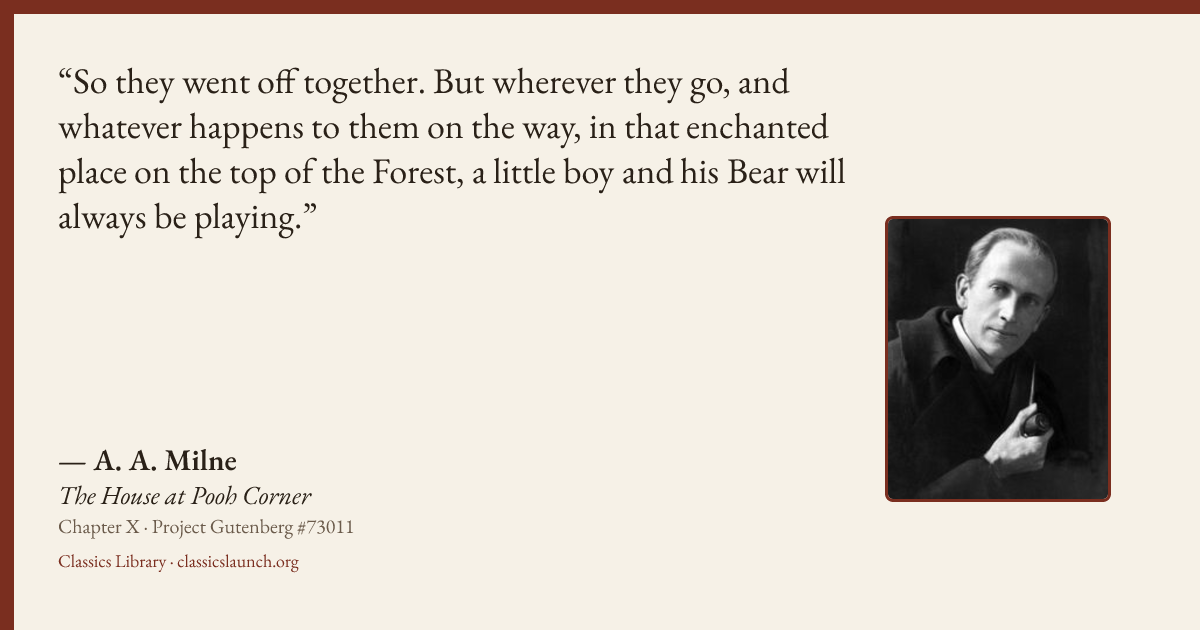 Quote card: So they went off together. But wherever they go, and whatever happens to them on